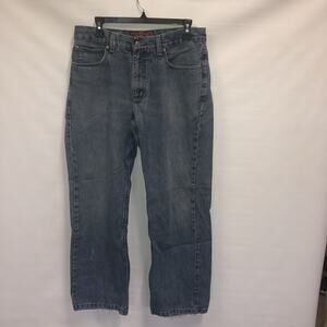 Izod Luxury Sport Adult Blue 32x30 Mens 5 Pocket Jeans